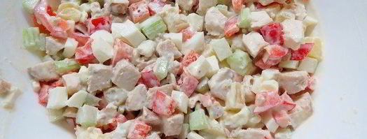 салат с сельдереем, ананасом и куриной грудкой. Шаг 4