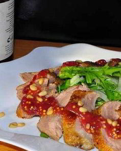 Салат с уткой