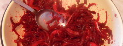 салат со свеклой и грецким орехом. Шаг 4