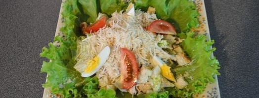 цезарь с курицей. Шаг 19