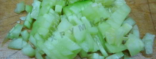 салат цветик семицветик с корейской морковкой. Шаг 4