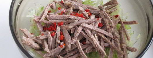 салат узбекистан. Шаг 2