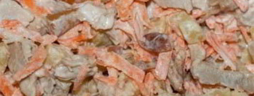 салат жар-птица с опятами. Шаг 7