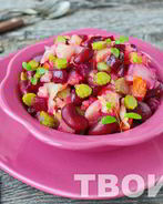 Винегрет с фасолью