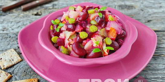 Винегрет с фасолью