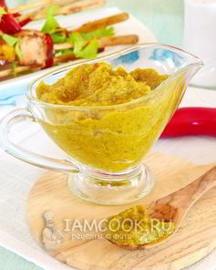 Банановый соус к мясу