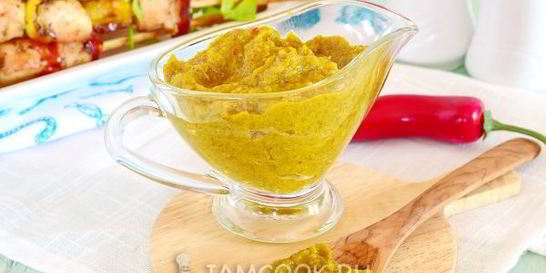 Банановый соус к мясу