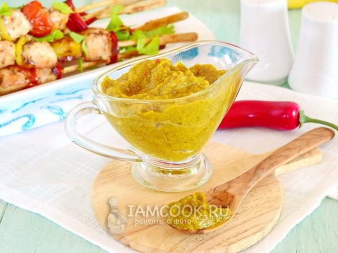 Рецепт бананового соуса к мясу