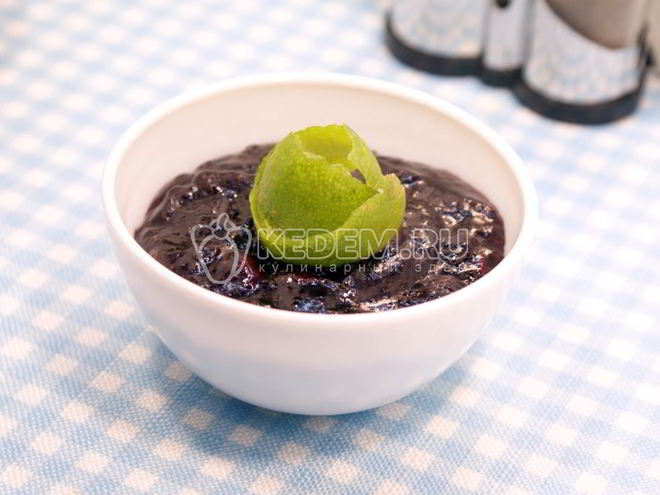 Рецепт черничного соуса