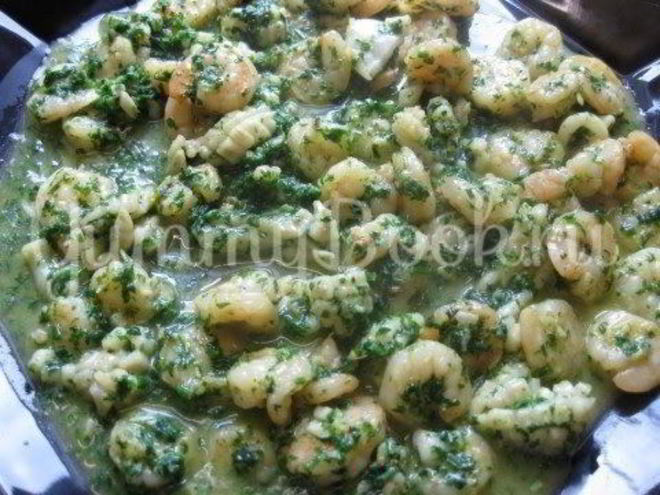 Рецепт чесночного соуса к морепродуктам