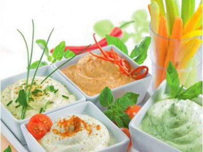 Рецепт дипа — соуса для обмакивания овощей