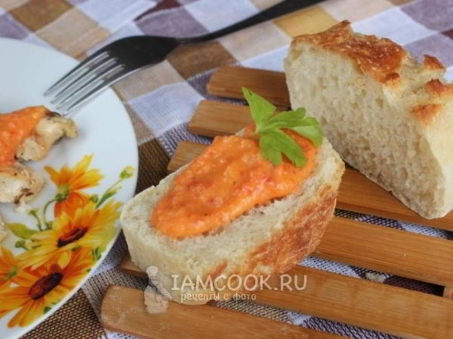 Рецепт фасолевого соуса с болгарским перцем