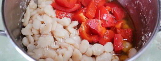 фасолевый соус с болгарским перцем. Шаг 5