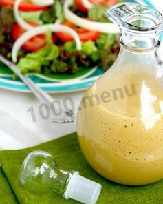 Горчично медовая заправка для салата