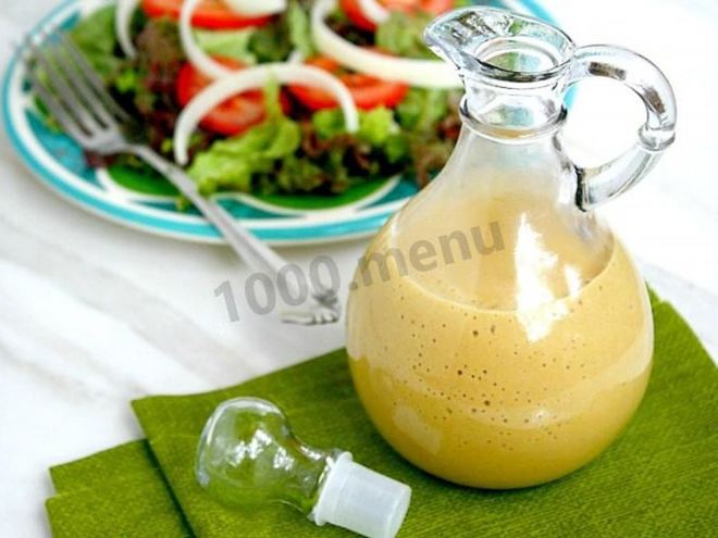 Рецепт горчично медовая заправка для салата