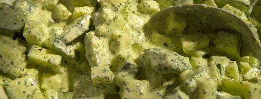 йогуртовый соус с бараго к салату. Шаг 4