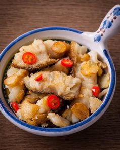 Испанский соус пиль-пиль с треской