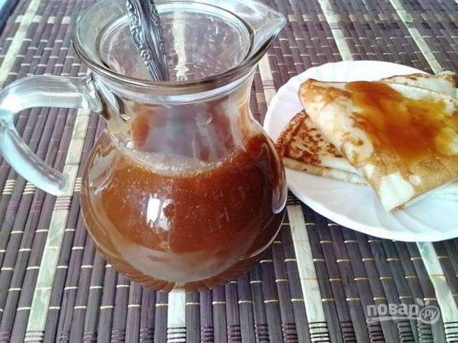 Рецепт карамельного соуса из кефира