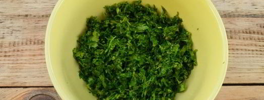 кефирный соус с чесноком и кинзой. Шаг 5