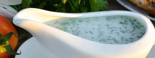 кефирный соус с чесноком и кинзой. Шаг 10