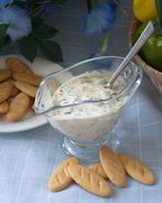 Кефирный соус с зеленью