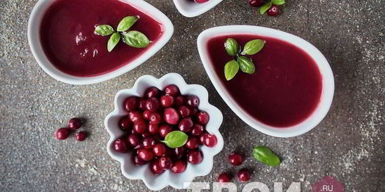 Клюквенный соус к мясу
