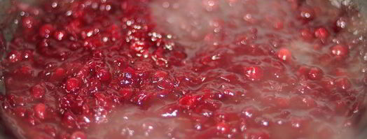 клюквенный соус с красным луком. Шаг 5