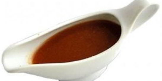 Коричневый винный соус