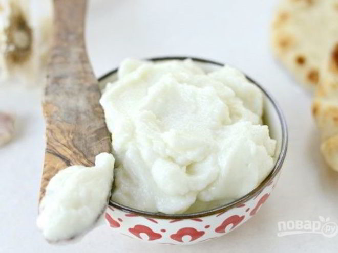 Рецепт ливанского чесночного соуса