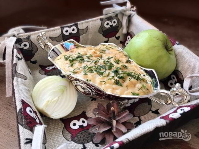 Рецепт луково-яблочного соус