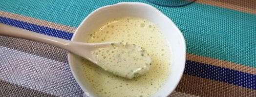 мятный соус на кефире. Шаг 7