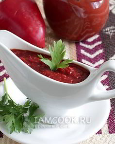 Острый соус из слив и перца