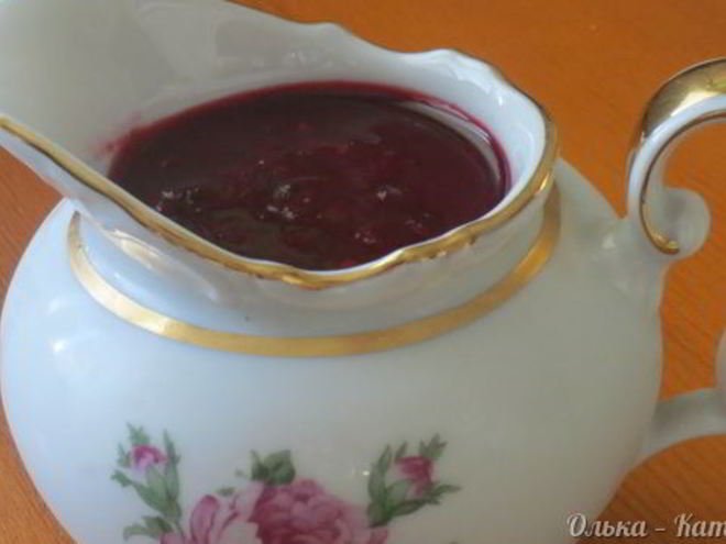 Рецепт пикантного соуса из слив к мясным блюдам