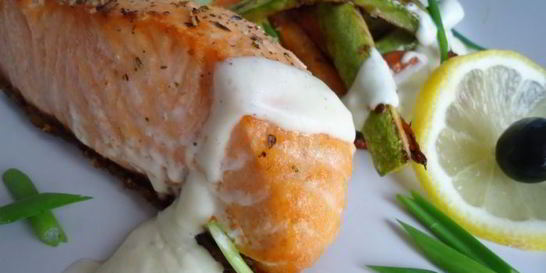 Сливочный соус для семги