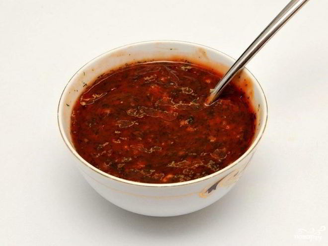 Рецепт соуса для мантов