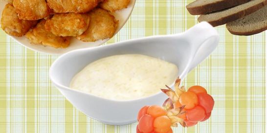 Соус для рыбы из морошки
