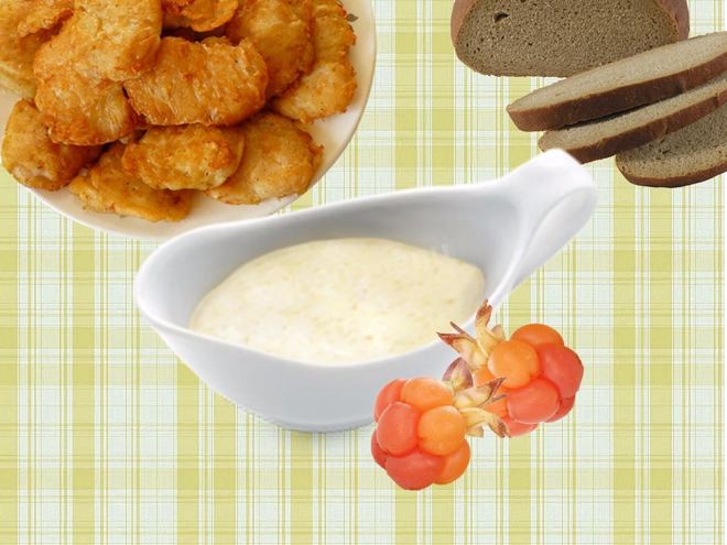 Рецепт соуса для рыбы из морошки