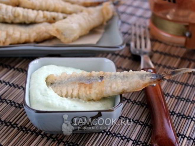 Рецепт соуса для рыбы в кляре