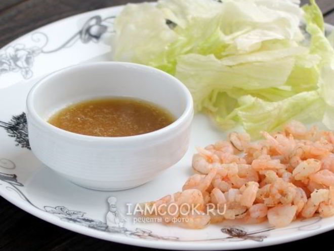 Рецепт соуса для салата с креветками