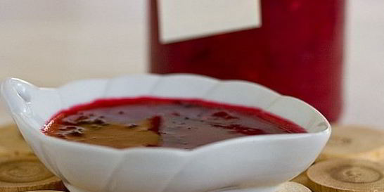 Соус из красной смородины