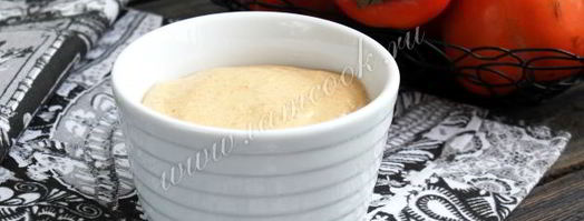 соус из сыра с плесенью и хурмой. Шаг 6