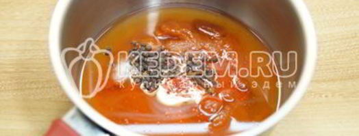 соус из томатной пасты. Шаг 2