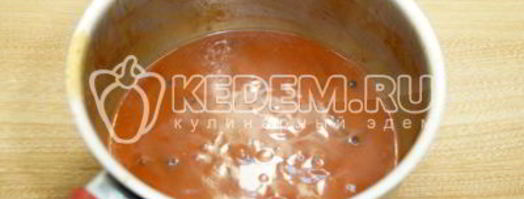 соус из томатной пасты. Шаг 3