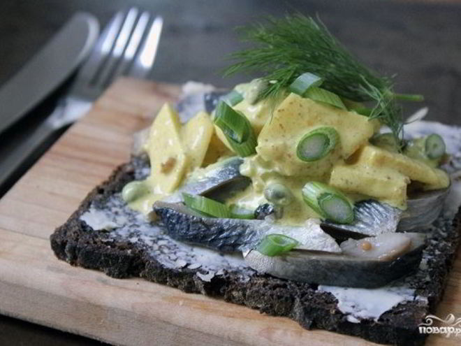 Рецепт соуса к селедке