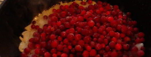 соус клюквенный. Шаг 2