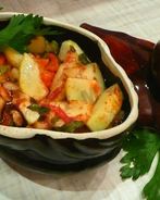 Соус с кабачками и картошкой