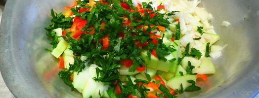 соус с кабачками и картошкой. Шаг 6