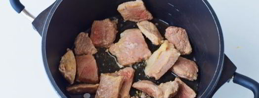 соус с мясом и картошкой. Шаг 5