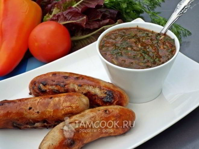 Рецепт соуса сацебели из томатной пасты