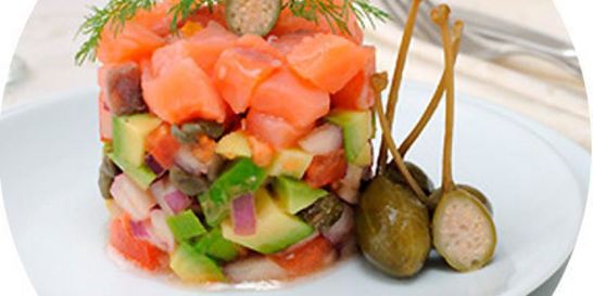 Тартар из лосося